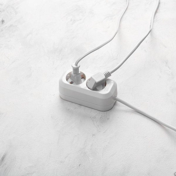 Удлинитель 2х3м с заземл. 3х0.75 бел. PROCONNECT 13-4203 ТехноИмпульс