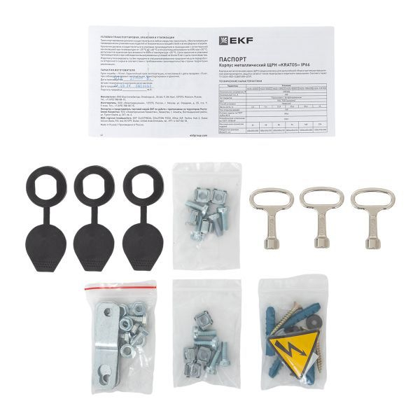 Щит распределительный навесной "KRATOS" 168 мод. 100.65.30 IP66 EKF mb26-1006530 ТехноИмпульс