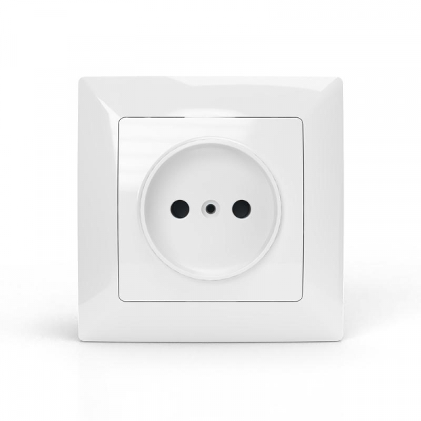 Розетка 1-м СП AVA 16А IP20 без заземл. без защ. шторок в сборе бел. TOKOV LIGHT TKL-AV-R1F-C01 ТехноИмпульс