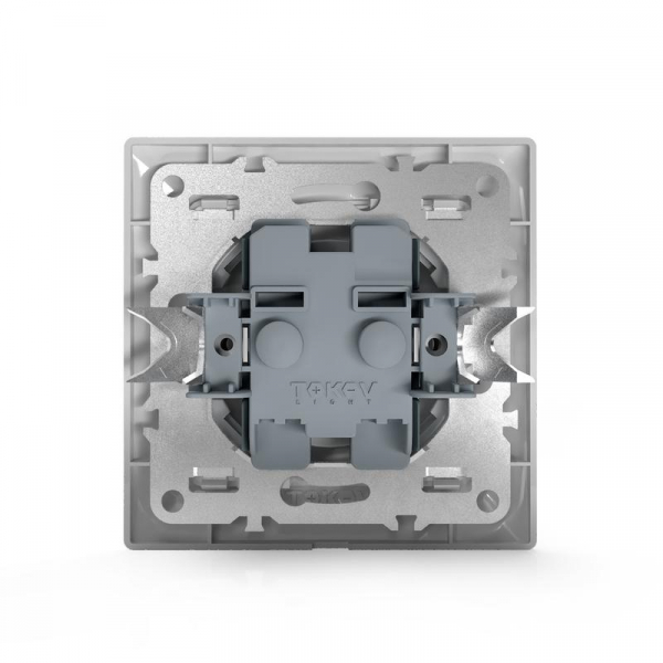Розетка 1-м СП AVA 16А IP20 без заземл. без защ. шторок в сборе бел. TOKOV LIGHT TKL-AV-R1F-C01 ТехноИмпульс