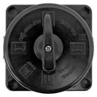 Выключатель пакетный 1-кл. 16А IP30 ПВ3-16 М3 кар. черн. EKF pv-3-16-2 ТехноИмпульс