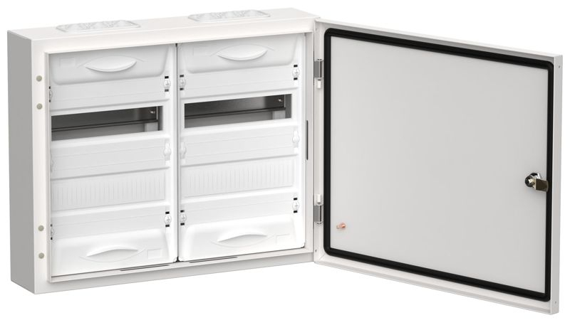 Корпус ЩРн-48 (2х24) TITAN 5 460х570х140 IP54 одна дверь метал. бел. IEK TI5-50-N-2X024-54 ТехноИмпульс