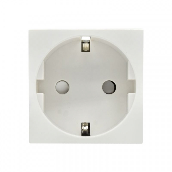 Розетка PRIMER с заземл. защ. шторки винт. зажим РКС-20-30-П-К бел. IEK PR-KK40D-RSZH-2-2-K01 ТехноИмпульс