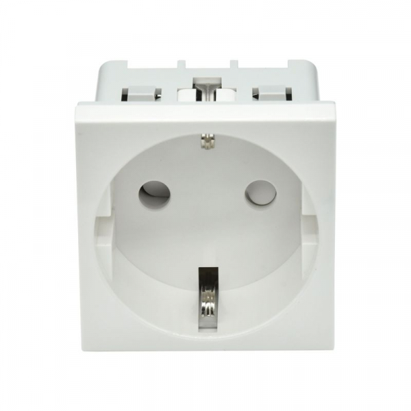 Розетка PRIMER с заземл. защ. шторки винт. зажим РКС-20-30-П-К бел. IEK PR-KK40D-RSZH-2-2-K01 ТехноИмпульс