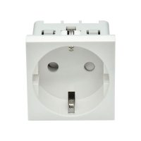 Розетка PRIMER с заземл. защ. шторки винт. зажим РКС-20-30-П-К бел. IEK PR-KK40D-RSZH-2-2-K01 ТехноИмпульс