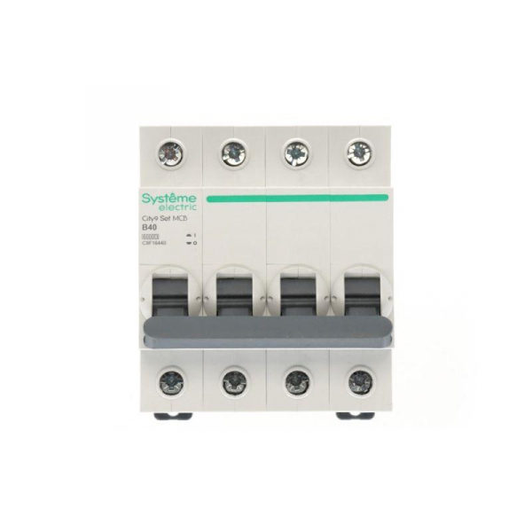Выключатель автоматический 4п City9 Set (АВ) B 40А 6кА 400В SE C9F16440 ТехноИмпульс