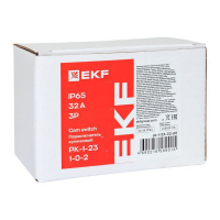 Переключатель кулачковый ПК-1-23 3п 32А "1-0-2" IP65 EKF pk-1-23-32-65 ТехноИмпульс