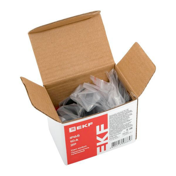 Переключатель кулачковый ПК-1-23 3п 32А "1-0-2" IP65 EKF pk-1-23-32-65 ТехноИмпульс