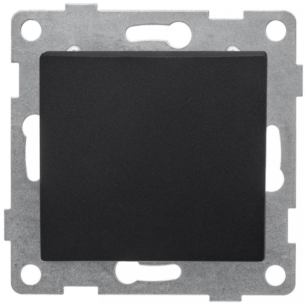 Выключатель 1-кл. СП Bravo 10А 250В механизм графит GUSI С10В1-010 ТехноИмпульс