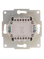 Переключатель проходной 2-кл. 1п СП Karina 10А IP20 механизм крем. LEZARD 707-0388-106 ТехноИмпульс