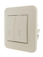 Переключатель проходной 2-кл. 1п СП Karina 10А IP20 механизм крем. LEZARD 707-0388-106 ТехноИмпульс