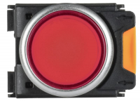 Кнопка d22мм 1НО+1НЗ MASTER с подсветкой красн. IEK MI-BT60-11D-3-12-K04 ТехноИмпульс