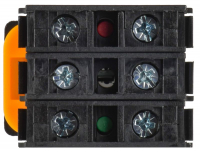 Кнопка d22мм 1НО+1НЗ MASTER с подсветкой зел. IEK MI-BT60-11D-3-12-K06 ТехноИмпульс