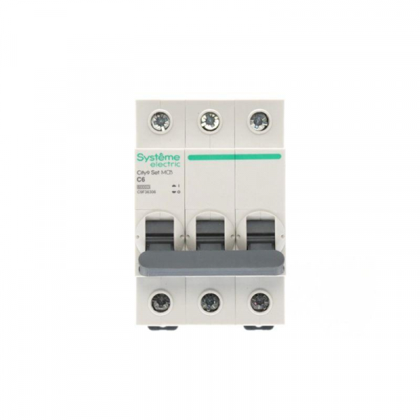 Выключатель автоматический 3п City9 Set (АВ) С 6А 6кА 400В SE C9F36306 ТехноИмпульс