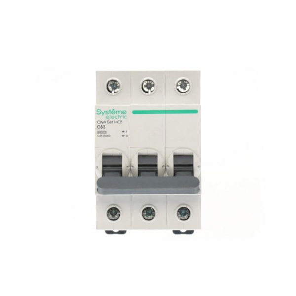 Выключатель автоматический 3п City9 Set (АВ) С 63А 6кА 400В SE C9F36363 ТехноИмпульс