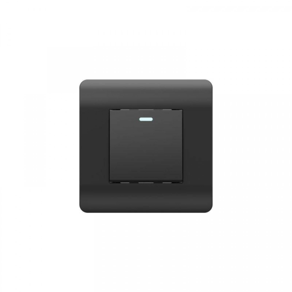 Выключатель 1-кл. NEW3-E 10А с подсветкой черн. CHINT 431469 ТехноИмпульс