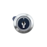 Головка переключателя с ключом на 3 положения с фиксацией стандартная ручка алюм. черн. DKC M22S-KL3A ТехноИмпульс