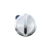 Головка переключателя на 2 положения с фиксацией стандартная ручка алюм. черн. DKC M22S-L2A ТехноИмпульс