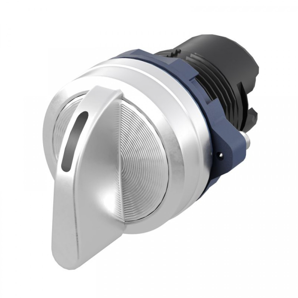 Головка переключателя на 3 положения с возвратом стандартная ручка алюм. черн. DKC M22S-M3A ТехноИмпульс