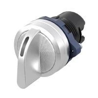 Головка переключателя на 3 положения с возвратом стандартная ручка алюм. черн. DKC M22S-M3A ТехноИмпульс