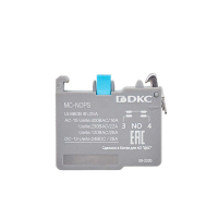 Блок контактный с клеммными зажимами под винт нормально-открытый DKC MC-NOPS ТехноИмпульс