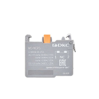 Блок контактный с клеммными зажимами под винт нормально-замкнутый DKC MC-NCPS ТехноИмпульс