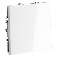 Выключатель 1-кл. СП S70 10А механизм бел. глянцевый Voltum VLS010101 ТехноИмпульс