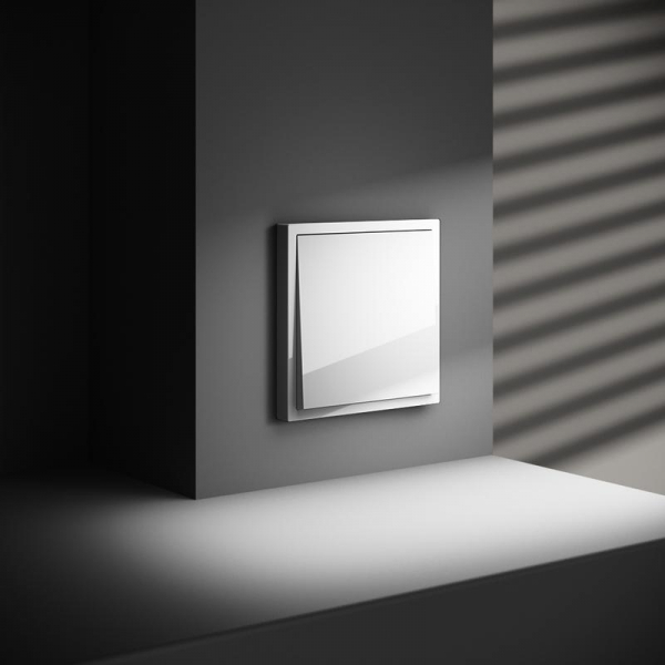 Выключатель 1-кл. СП S70 10А механизм бел. глянцевый Voltum VLS010101 ТехноИмпульс