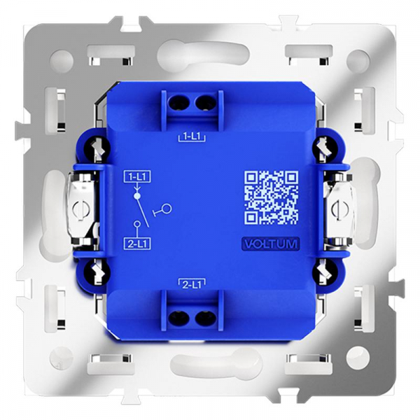 Выключатель 1-кл. СП S70 10А механизм кашемир Voltum VLS010103 ТехноИмпульс