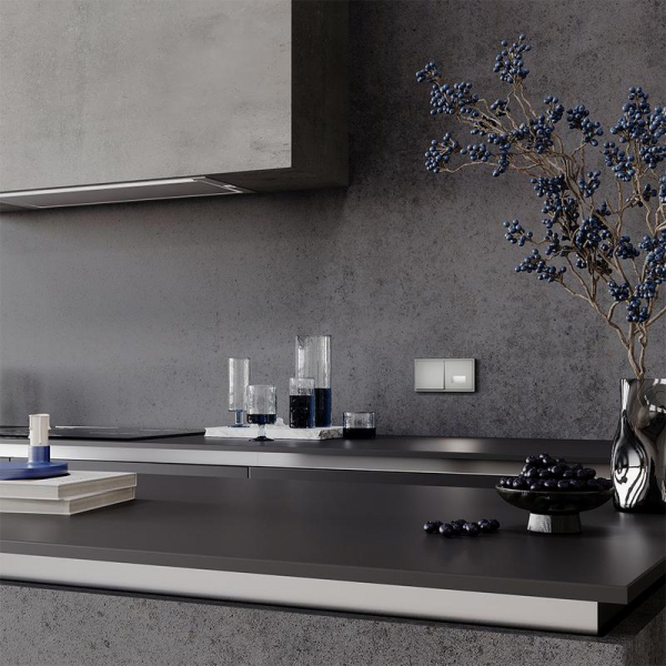 Выключатель 1-кл. СП S70 10А механизм сталь Voltum VLS010105 ТехноИмпульс