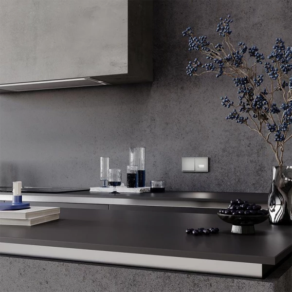 Выключатель 1-кл. СП S70 10А механизм сталь Voltum VLS010105 ТехноИмпульс