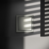 Выключатель 1-кл. СП S70 10А механизм сталь Voltum VLS010105 ТехноИмпульс