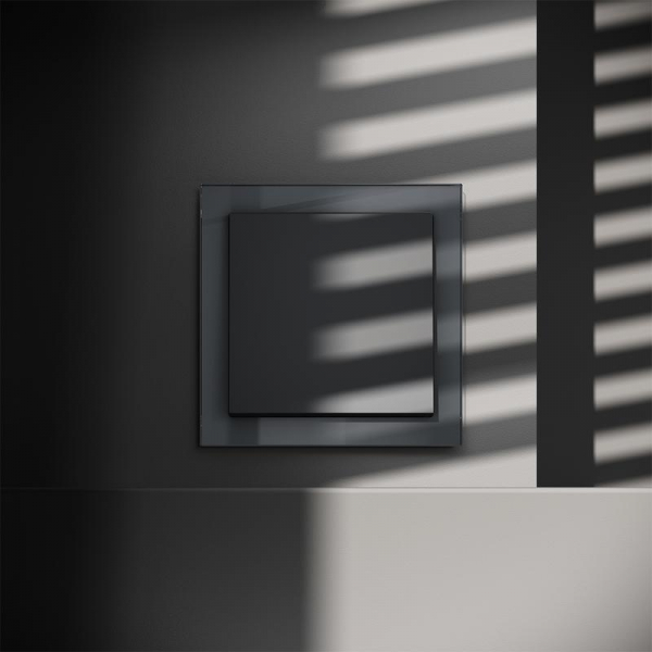 Выключатель 1-кл. СП S70 10А механизм графит Voltum VLS010107 ТехноИмпульс