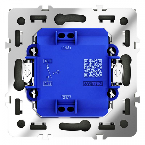 Выключатель 1-кл. СП S70 10А механизм графит Voltum VLS010107 ТехноИмпульс