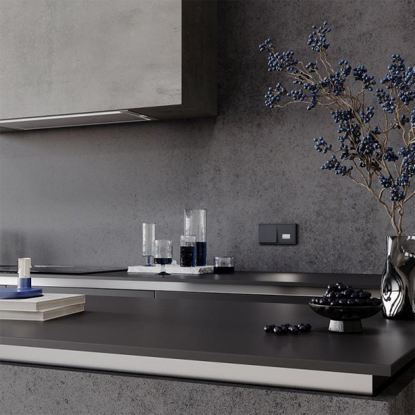 Выключатель 1-кл. СП S70 10А механизм графит Voltum VLS010107 ТехноИмпульс