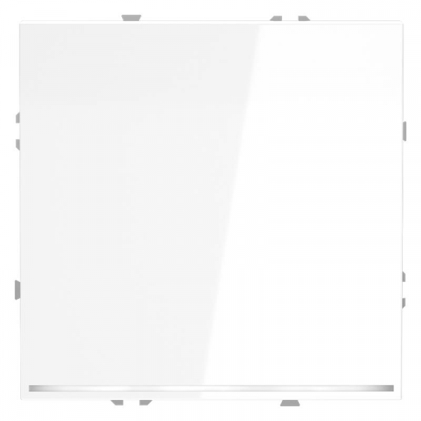 Выключатель 1-кл СП S70 10А с подсветкой механизм бел. глянцевый Voltum VLS010201 ТехноИмпульс