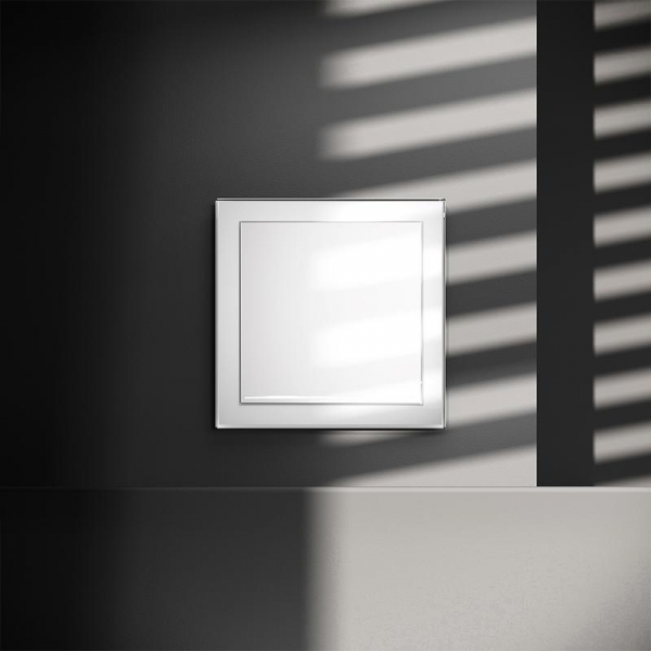 Выключатель 1-кл СП S70 10А с подсветкой механизм бел. глянцевый Voltum VLS010201 ТехноИмпульс