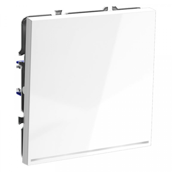 Выключатель 1-кл СП S70 10А с подсветкой механизм бел. глянцевый Voltum VLS010201 ТехноИмпульс