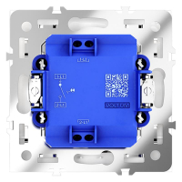 Выключатель 1-кл СП S70 10А с подсветкой механизм бел. глянцевый Voltum VLS010201 ТехноИмпульс