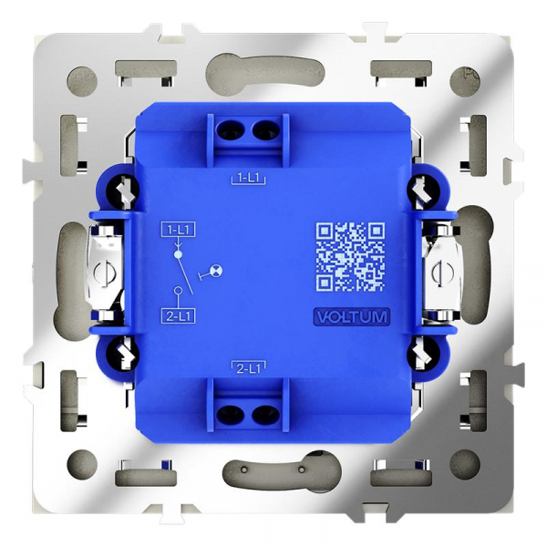 Выключатель 1-кл СП S70 10А с подсветкой механизм шелк Voltum VLS010204 ТехноИмпульс