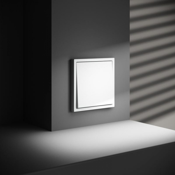 Переключатель проходной 1-кл. СП S70 10А механизм бел. матов. Voltum VLS010302 ТехноИмпульс