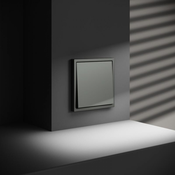 Переключатель проходной 1-кл. СП S70 10А механизм титан Voltum VLS010306 ТехноИмпульс