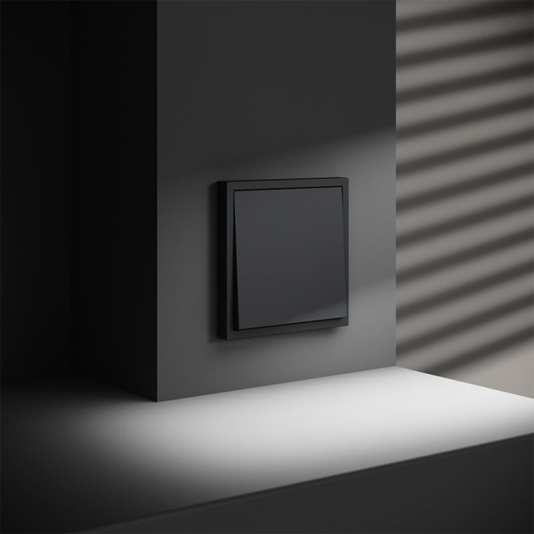 Переключатель проходной 1-кл. СП S70 10А механизм графит Voltum VLS010307 ТехноИмпульс