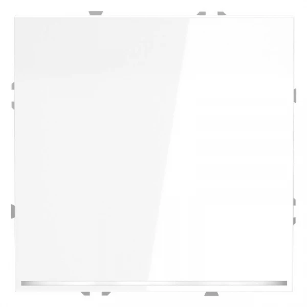 Переключатель проходной 1-кл. СП S70 10А с подсветкой механизм бел. глянцевый Voltum VLS010401 ТехноИмпульс