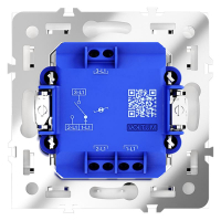 Переключатель проходной 1-кл. СП S70 10А с подсветкой механизм бел. матов. Voltum VLS010402 ТехноИмпульс