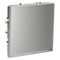 Переключатель проходной 1-кл. СП S70 10А с подсветкой механизм сталь Voltum VLS010405 ТехноИмпульс