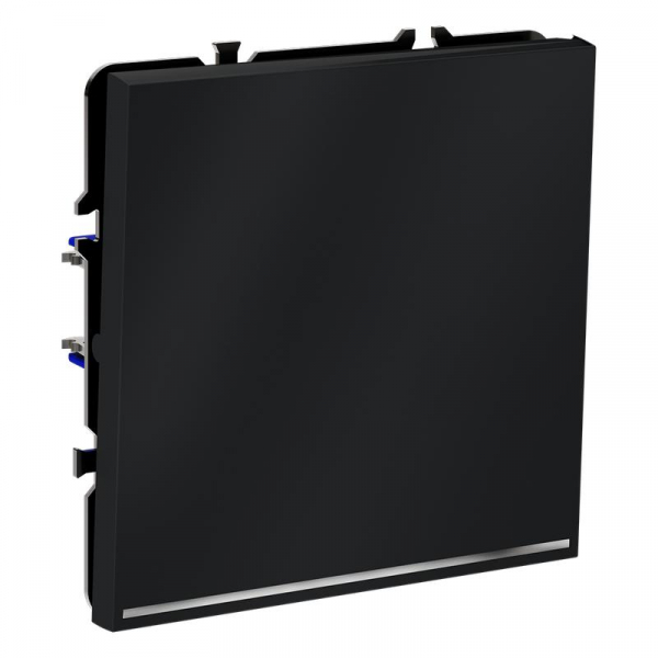 Переключатель проходной 1-кл. СП S70 10А с подсветкой механизм графит Voltum VLS010407 ТехноИмпульс