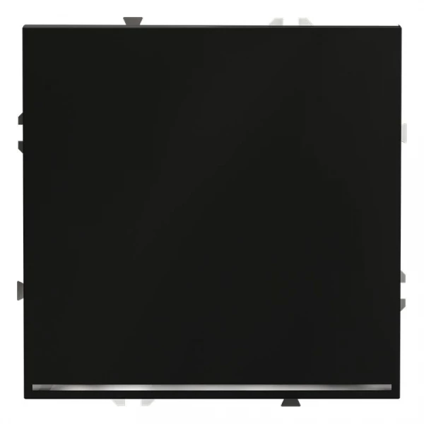 Переключатель проходной 1-кл. СП S70 10А с подсветкой механизм черн. матов. Voltum VLS010408 ТехноИмпульс