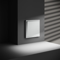 Переключатель перекрестный 1-кл. СП S70 механизм бел. матов. Voltum VLS010502 ТехноИмпульс