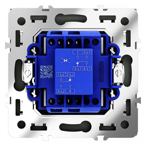 Переключатель перекрестный 1-кл. СП S70 механизм титан Voltum VLS010506 ТехноИмпульс